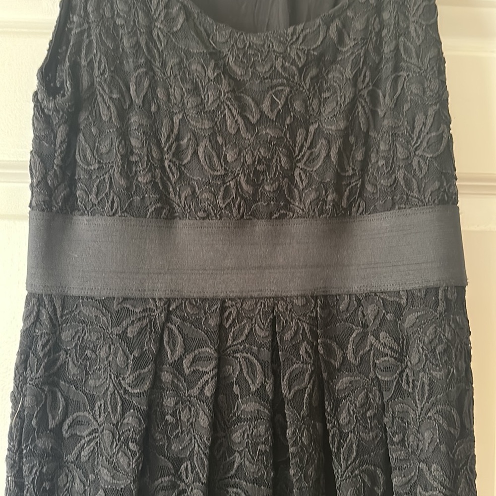 Black lace dress